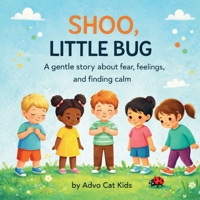 Shoo, Little Bug: A Gentle Story About Fear, Feelings, and Finding Calm (Advo Cat Kids Series) B0GFW5TJTJ Book Cover