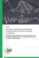 Analyse Fiabiliste-Fondations Superficielles Filantes-Charge Complexe 3841621503 Book Cover