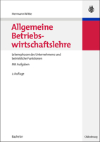 Allgemeine Betriebswirtschaftslehre 3486582232 Book Cover