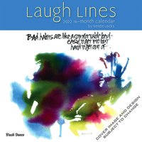 Laugh Lines Calendar 2022 -- Deluxe 2022 Irreverent Watercolors Wall Calendar Bundle with Over 100 Calendar Stickers 1975441958 Book Cover