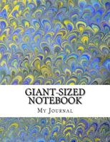 Giant-Sized Notebook: Giant-Sized Notebook/Journal with 500 Lined & Numbered Pages: Blue Abstract Cover Design Composition Notebook 1983742597 Book Cover