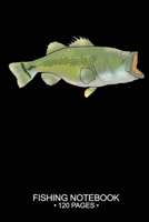 Fishing Notebook 120 Pages: 6x 9'' Blank Paper Fishing Notebook Cool Freshwater Game Fish Saltwater Fly Fishes Journal Composition Notebook Notes Day Planner Notepad 1676835016 Book Cover