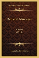 Barbara's Marriages 1165345595 Book Cover