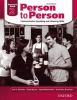 Person to Person 2, Teacher's Book: Communicative Speaking and Listening Skills 0194302202 Book Cover