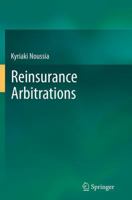 Reinsurance Arbitrations 3642451454 Book Cover