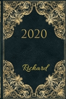 2020 Richard: 2020 Full year Appointment Diary with Calendar Personalised 1676198717 Book Cover