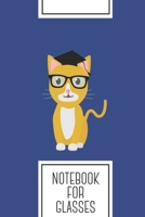 Notebook for Glasses: Lined Journal with nerd geek cat Design - Cool Gift for a friend or family who loves animal presents! | 6x9" | 180 White lined ... Brainstorming, Journaling or as a Diary 1693259095 Book Cover