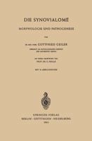 Die Synovialome: Morphologie Und Pathogenese 3540026681 Book Cover