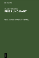 Kritisch-systematischer Teil 3111181928 Book Cover