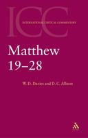 A Critical and Exegetical Commentary on the Gospel According to Saint Matthew 0567083756 Book Cover