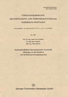 Kerbempfindlichkeit Thermoplastischer Kunststoffe Abhangig Von Der Kerbform Und Der Beanspruchungstemperatur 366303691X Book Cover