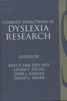 Current Directions in Dyslexia Research 902651297X Book Cover