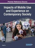 Impacts of Mobile Use and Experience on Contemporary Society 152259292X Book Cover