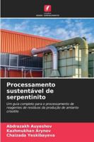 Processamento sustentável de serpentinito 6209280692 Book Cover