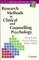 Research Methods In Clinical And Counselling Psychology (Wiley Series in Clinical Psychology) 047196297X Book Cover