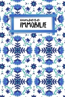 Meine Immobilie: Journal für Skizzen Ideen Berechnungen | mit Terminkalender | Blanko Gepunktet und Liniert | 120 Seiten | A5 | Notiere alle Ideen | ... | Motiv: Nordische Blumen (German Edition) 1656642514 Book Cover