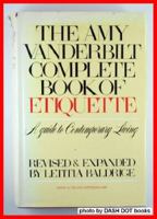 Amy Vanderbilt's Complete Book of Etiquette B0007H13GG Book Cover