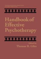 Handbook of Effective Psychotherapy (The Plenum Behavior Therapy Series) 0306444283 Book Cover