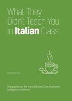 What They Didn't Teach You in Italian Class: Slang Phrases for the Cafe, Club, Bar, Bedroom, Ball Game and More 1646043960 Book Cover