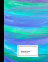 Composition Notebook: Sea Glass Abstract College Ruled Composition Notebook College Ruled 7.44 x 9.59 Inches 100 sheets / 200 pages 172731669X Book Cover