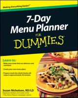 7-Day Menu Planner for Dummies 0470878576 Book Cover