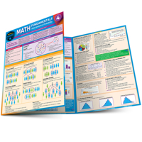 Math Fundamentals 4 - Data Analysis  Probability: a QuickStudy Laminated Reference Guide 1423247272 Book Cover