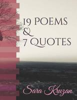 19 Poems & 7 Quotes 1726801756 Book Cover