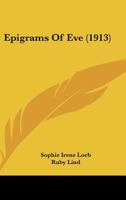 Epigrams of Eve 0548863350 Book Cover