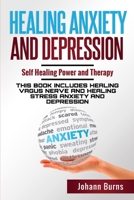 Healing Stress Anxiety and Depression : Self Healing Power Anxiety and Depression 1651678766 Book Cover