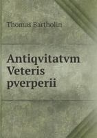 Antiqvitatvm Veteris Pverperii 5518979770 Book Cover