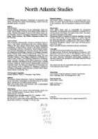 Local Organisation, Cultural Identity and National Integration in the North Atlantic 8798342487 Book Cover