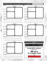 Weekly Lunch Planner: School Year Lunchbox Planner for the Planetbox Launch Bento Box: 54 Weeks of Planning Pages 1989116191 Book Cover