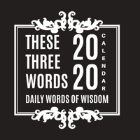 These Three Words Daily Words of Wisdom 2020 Calendar : Daily 3 Word Wisdom All Year Long 1671758080 Book Cover