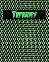 120 Page Handwriting Practice Book with Green Alien Cover Tiffany: Primary Grades Handwriting Book 1097658104 Book Cover