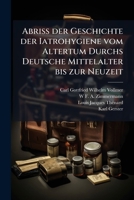 Abriss Der Geschichte Der Iatrohygiene Vom Altertum Durchs Deutsche Mittelalter Bis Zur Neuzeit 1173255834 Book Cover