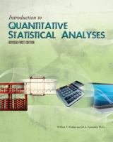 Introduction to Quantitative Statistical Analyses 1516550927 Book Cover