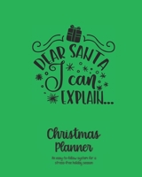 Christmas Planner - An easy-to-follow system for a stress-free holiday season: Save money & time with this countdown calendar & checklist organizer, budget & expense tracker, party grocery list & more 1705919383 Book Cover