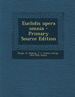 Euclidis Opera Omnia 129303553X Book Cover