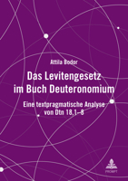 Levitengesetz Im Buch Deuteronomium : Eine Textpragmatische Analyse Von Dtn 18,1-8 3631930607 Book Cover