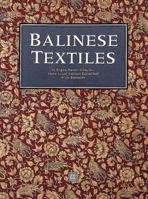 Balinese Textiles 9625931589 Book Cover