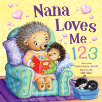 Nana Loves Me 123: Padded Board Book 1638547513 Book Cover