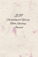 2019 Chronological Yearly Bible Reading Journal: Looks like handmade paper cover with lavendar accents 172612343X Book Cover