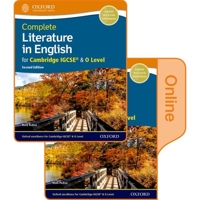 Complete Literature in English for Cambridge Igcse & O Level: Print & Online Student Book Pack 0198428227 Book Cover