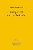 Europarecht Und Das Politische 3161487044 Book Cover