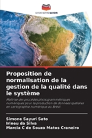 Proposition de normalisation de la gestion de la qualité dans le système 6205891964 Book Cover