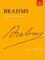 Brahms -- 3 Intermezzi, Op. 117 (Alfred Masterwork Edition) 0739007777 Book Cover