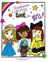 Fashion Coloring Book For Girls B097TLK1Y4 Book Cover