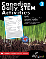 CANADIAN DAILY STEM ACTIVITIES GRADE 3 1771053631 Book Cover