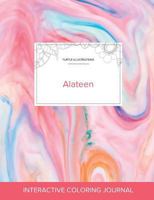 Adult Coloring Journal: Alateen (Turtle Illustrations, Peach Poppies) 1360909591 Book Cover