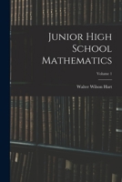 Junior High School Mathematics; Volume 1 1019011033 Book Cover